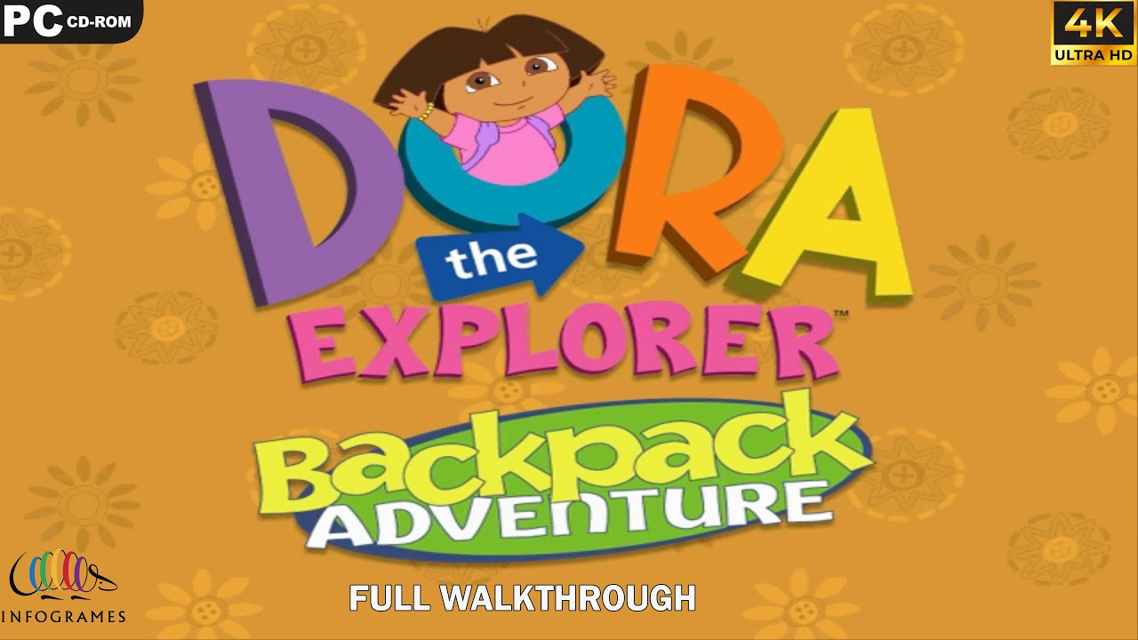 Dora the Explorer: Backpack Adventure  (2002) [PC]  -  Full Walkthrough - 4k UHD -- No Commentary