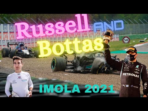 George Russell and Valtteri Bottas | Incident at Imola 2021 (Italy)