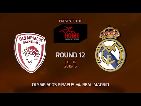 Highlights: Top 16, Round 12, Olympiacos Piraeus 99-84 Real Madrid
