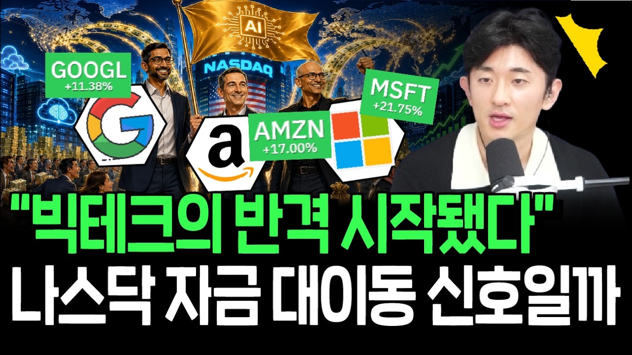 빅테크의 반격 시작? 나스닥으로 자금 대이동 신호일까