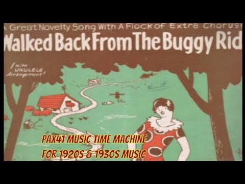 1920s Music (1927) Aileen Stanley & Johnny Marvin -- I Walked Back From The Buggy Ride