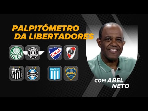 Palpitômetro da Libertadores com Abel Neto! Quem passa em Santos x Grêmio? E o Palmeiras?