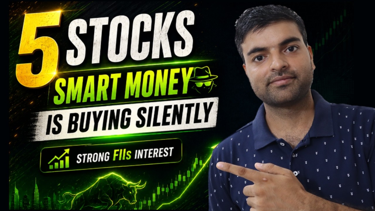 5 Stocks FIIs Are Buying Silently Before Retail Notices | SEBI Registered Research Analyst