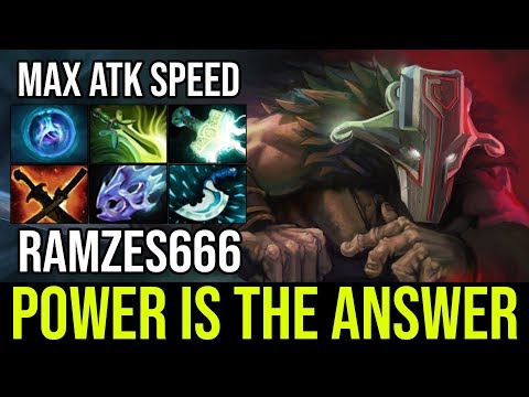 Ramzes [Juggernaut] Power is the Answer SUPER OMNISLASH + MAX ATK Speed 22Kills IMBA Carry Dota 2
