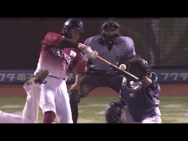 【7回裏】代打で逆転打!! イーグルス・鈴木大地 センターへ2点タイムリー2ベースヒット!! 2023年8月31日 東北楽天ゴールデンイーグルス 対 埼玉西武ライオンズ