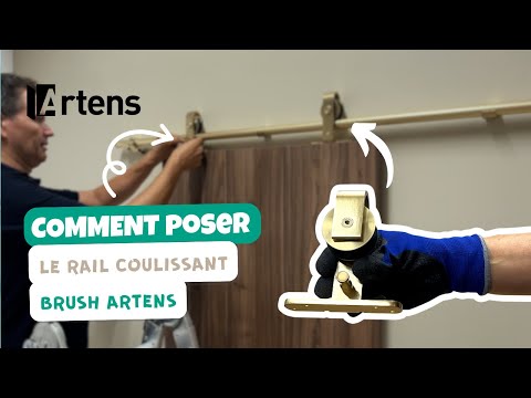 🛠 TUTORIAL — How to install the stylish BRUSH sliding rail for a modern Artens door?
