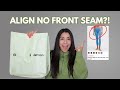 LULULEMON TRY ON ALIGN LEGGINGS WITH NO FRONT SEAM