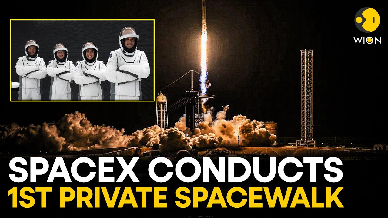 SpaceX LIVE: SpaceX Polaris Dawn astronauts attempt first-ever private spacewalk | WION LIVE