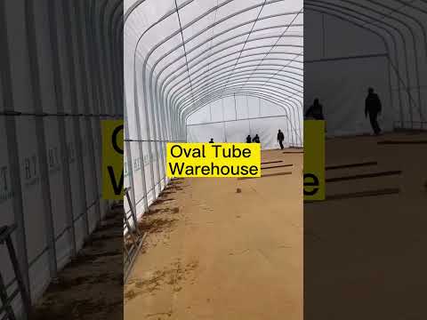 Oval tube warehouse, outdoor exhibition warehouse tent, temporary storage warehouse,