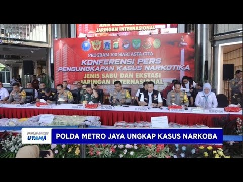POLDA METRO JAYA UNGKAP KASUS NARKOBA