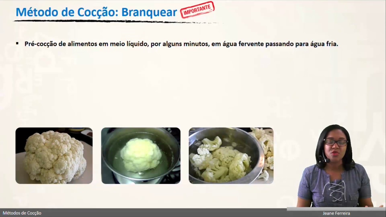 Métodos de Cocção