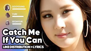 Girls&#39; Generation - Catch Me If You Can (Line Distribution + Lyrics Karaoke) PATREON REQUESTED