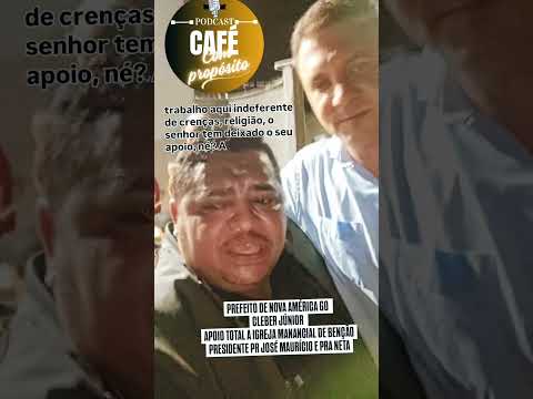 PREFEITO CLEBER JÚNIOR DA CIDADE DE NOVA AMÉRICA GO