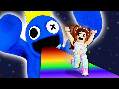 😱🌈 Escaping RAINBOW FRIENDS OBBY! 🌈😱 (Roblox)