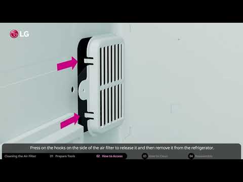 [LG Refrigerators] How To Clean The Air Filter On Your LG Refrigerator