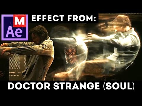 After Effects Tutorial: Soul Effect from Doctor Strange movie Astral Projection