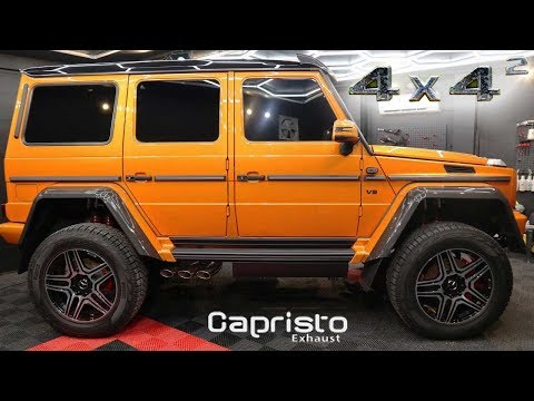 LOUD Mercedes-Benz G500 4x4 Squared (RARE) with Capristo Exhaust
