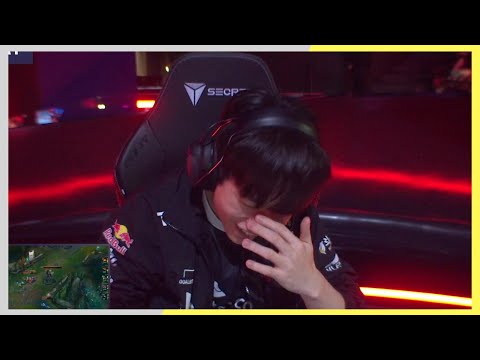 Keria and Gumayusi wholesome Reaction to their 2v2 Kill