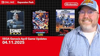 New Genesis Games Added to Switch Online April 11