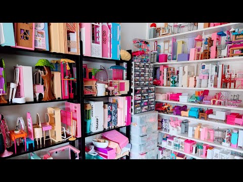 Organizing Barbie Houses and Playsets!