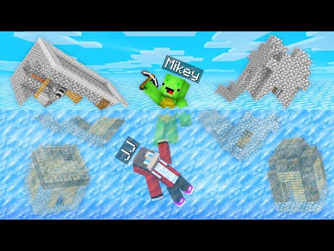 Mikey & JJ's Village FROZEN Under Ice! EPIC Minecraft Maizen