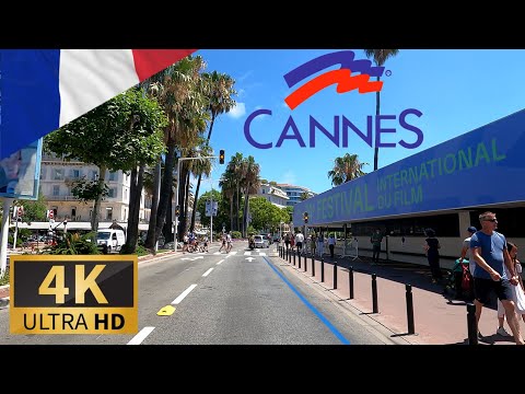 DRIVING CANNES, French Riviera, Blue Coast, FRANCE I 4K 60fps