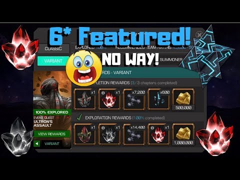 OMG! 6 * Featured! Variant 100% Rewards Opening! 5* AG! - Marvel Contest of Champions