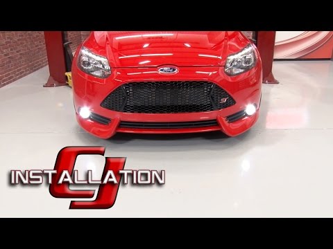 Focus ST/Fiesta ST Diode Dynamics Fog LED Luxeon w/Projector Housing 2013-2014/2014-16 Installation