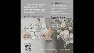 Download lagu Undangan Pernikahan Digital Elegant mp3