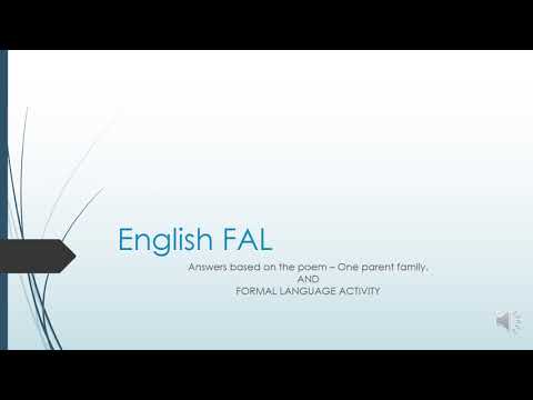 ENGLISH GRAAD 8: 22 Julie 2020 - periode 2 (22082)