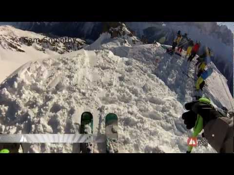 FWT13: Sam Smoothy's Run in Chamonix - Riders GoPro view