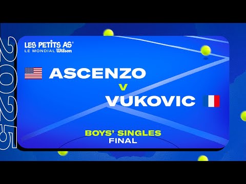Les Petits As 2025 | Boys Singles Final | Tristan ASCENZO vs. Mario VUKOVIC