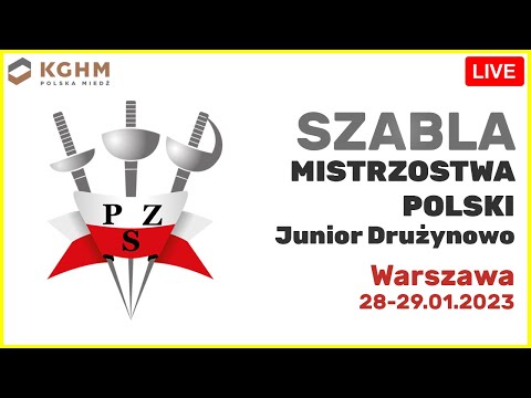 p.żółta - Drużynowe Mistrzostwa Polski Juniorów w Szabli - Warszawa 29.01.2023
