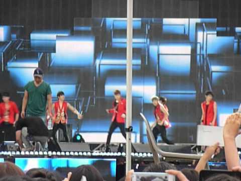 120814 - Infinite rehearsal @ Olympic Atheletes Return Kookmin Festival.