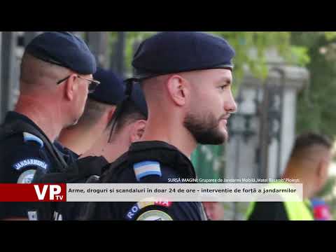Arme, droguri și scandaluri în doar 24 de ore – intervenție de forță a jandarmilor