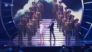 Helene Fischer in duet with Vincent Niclo &amp; The Red Army Choir - Skyfall - Velodrom Berlin - Adele