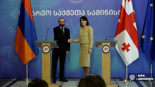 ՀՀ ԱԳ նախարարի հայտարարությունը մամուլի համար Վրաստանի ԱԳ նախարարի հետ հանդիպման արդյունքներով 14/11