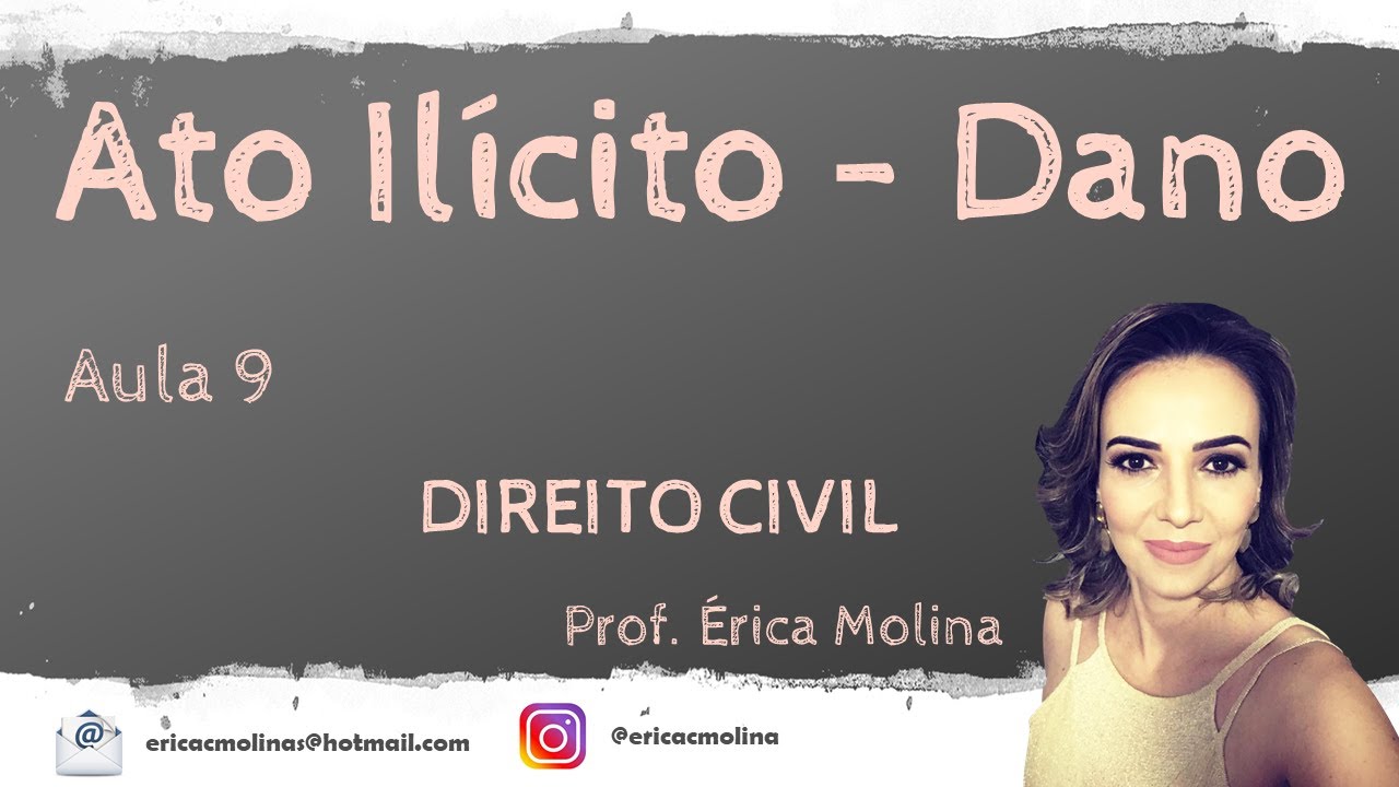 AULA 9 - ATO ILÍCITO - DANO INDENIZÁVEL