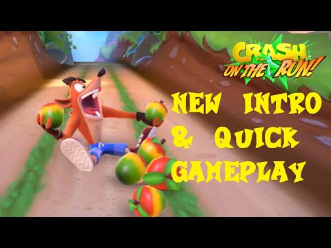 Crash Bandicoot: On the Run! -  New Intro Tutorial and Quick Gameplay