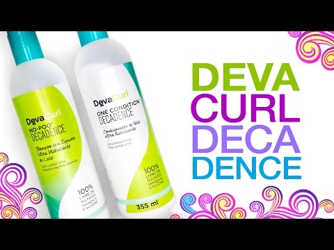 DEVA CURL DECADENCE NO POO E ONE CONDITION RESENHA |...