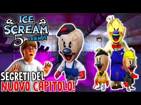ICE SCREAM 5 ALL THE NEW FEATURES HIDDEN in the TRAILER 😃 New MINI RODS and MYSTERIES [Gameplay ITA]