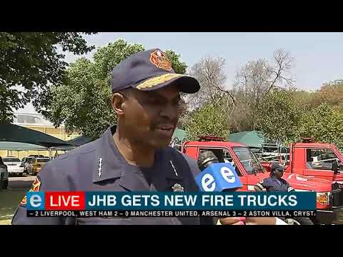 Johannesburg gets new fire trucks