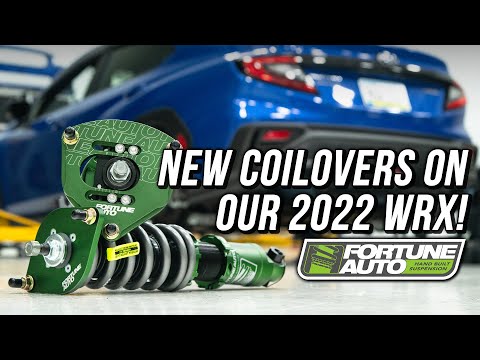 2022 WRX Fortune Auto Coilover Install