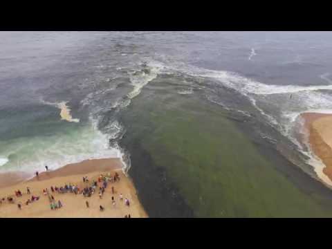 Encontro das águas em Macaé