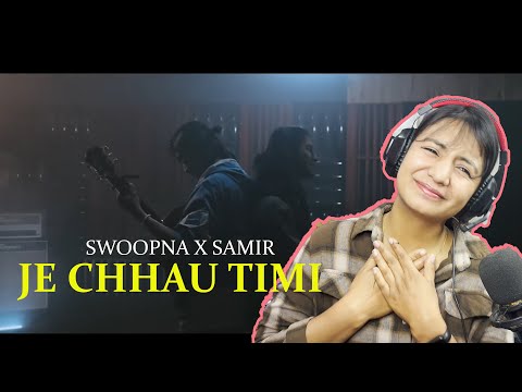 WHY AM I BLUSHING?? Reacting to JE CHHAU TIMI BY @SwoopnaSumanofficial @SamirShrestha319