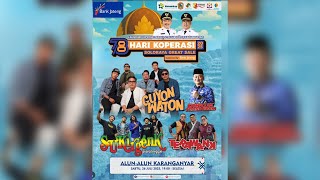Download lagu LIVE! Hari Koperasi 2025 Karanganyar & Launching Koperasi Merah Putih | Guyon Waton & Sukir Genk mp3