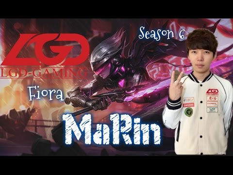 LGD MaRin FIORA Top vs Nautilus - Patch 6.1 KR | League of Legends
