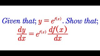 #Calculus/differentiation of exponential functions