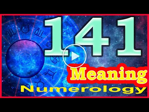 🔴Angel Number 141 Meaning Seeing 141 Numerology Box