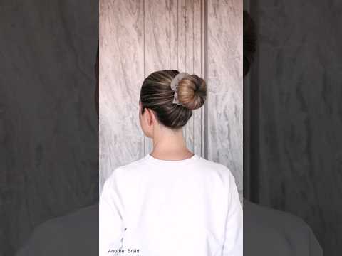 Ballerina bun for short hair